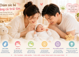 Hướng Dẫn Chăm Sóc Trẻ Sơ Sinh Toàn Diện Cho Mẹ Bỉm Sữa chăm sóc trẻ