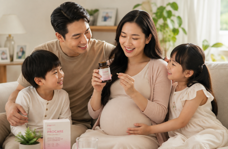 Mẹ bầu bổ sung Vitamin